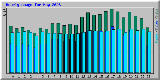 Hourly usage for May 2026